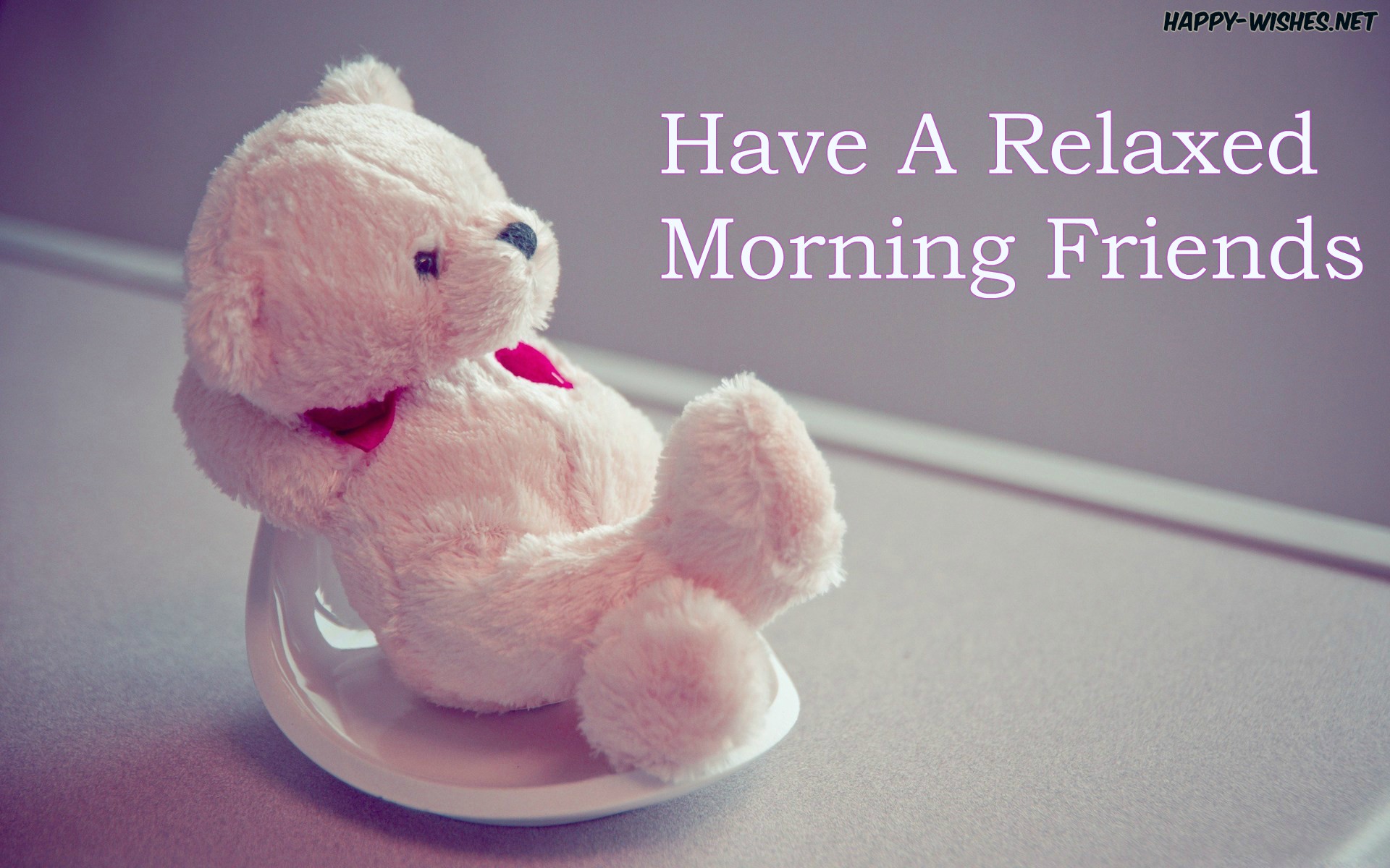 Cute teddy gOOD MORNING wishes