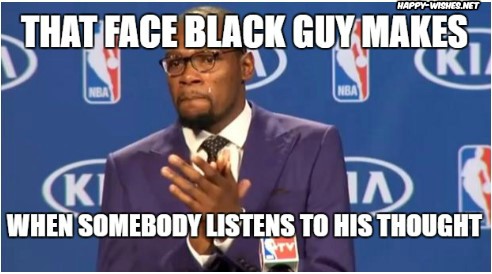 Face of black guy