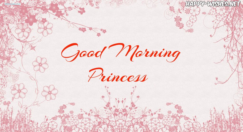 Good Morning Princess Images