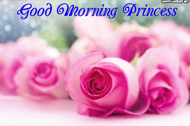 Good Morning Princess Wishes with best background images