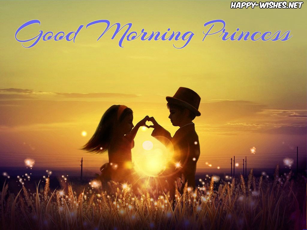 Good Morning Princess wishes with cute kid images