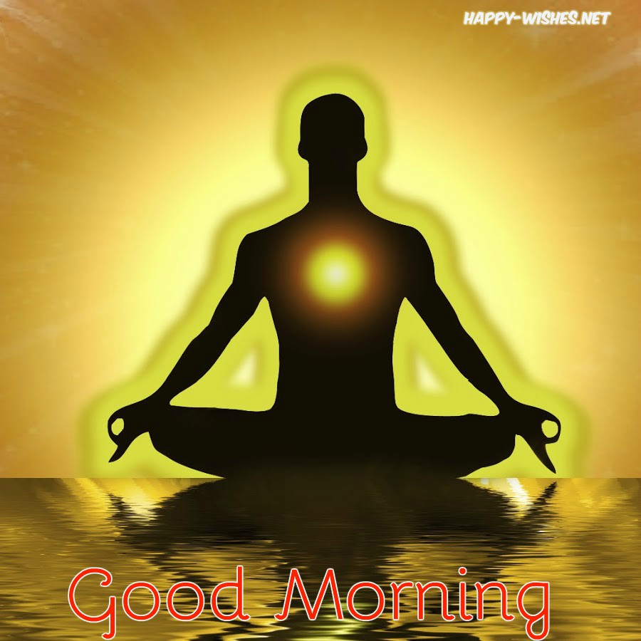 Good Morning Yoga meditation images