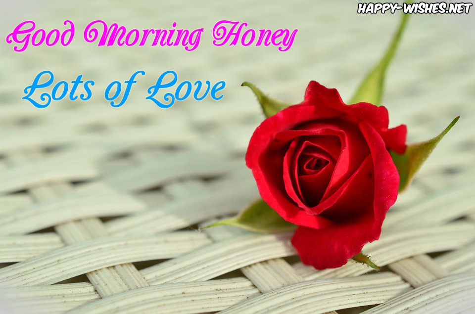 Good morning honey romantic images