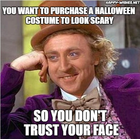 Sarcastic Halloween Costume Meme