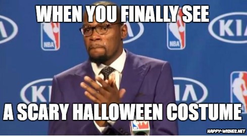 Applause for scary Halloween meme