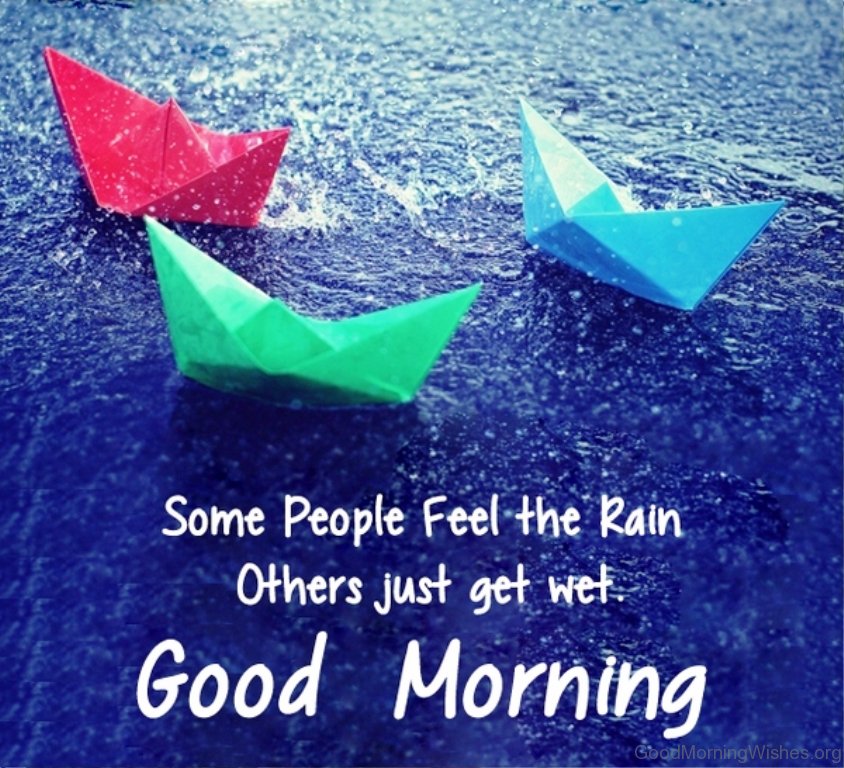 Good Morning Wishes Images For A Rainy Day.