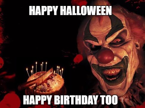 Scary Halloween Birthday wishes