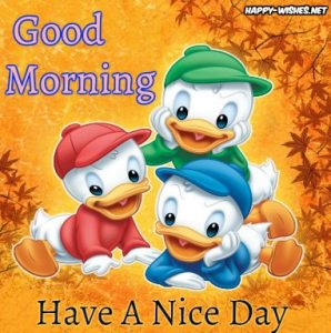 20 Good morning wishes with cartoon images
