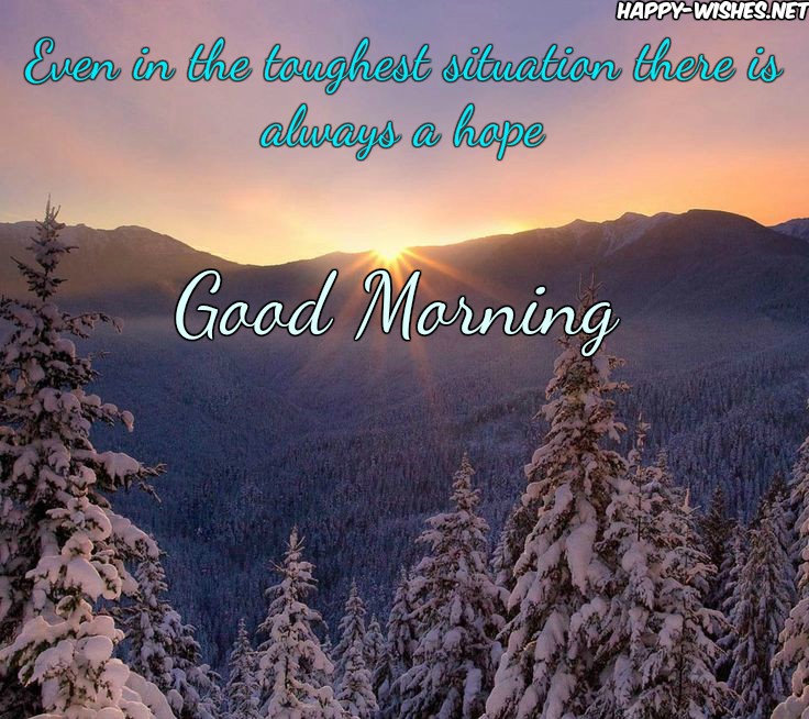 25 Winter Good Morning Wishes Quotes & Images