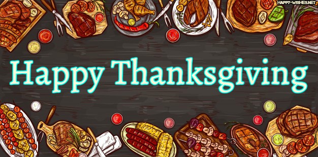 Happy Thanksgiving banner wishes