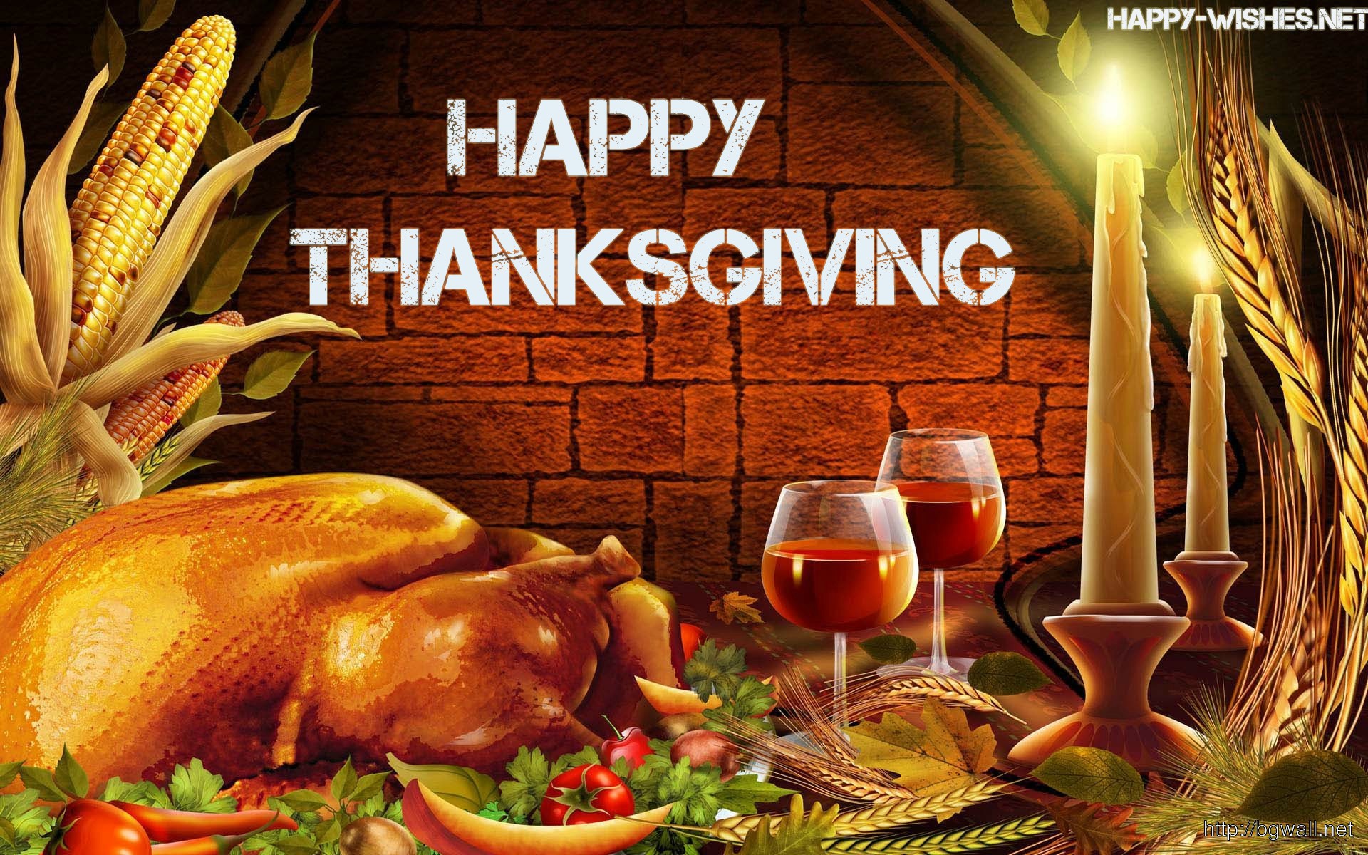 Thanksgiving dinner wallpaper