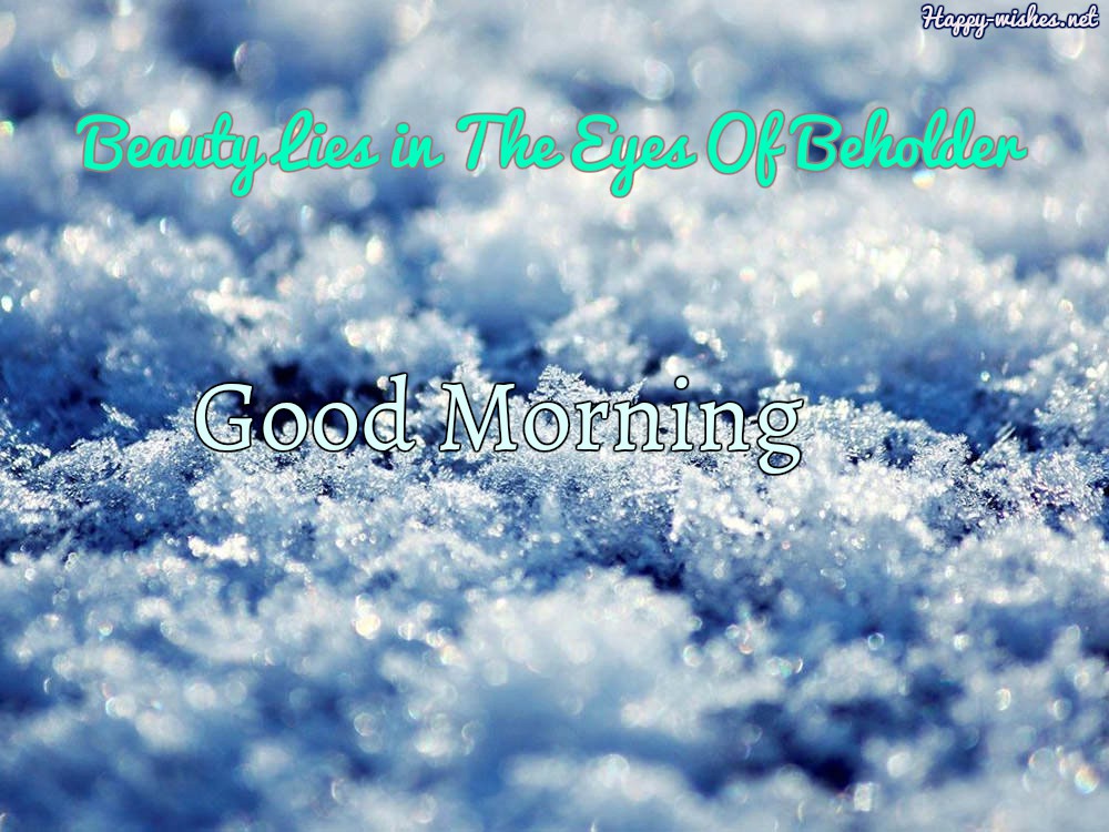 Winter Good Morning Quotes