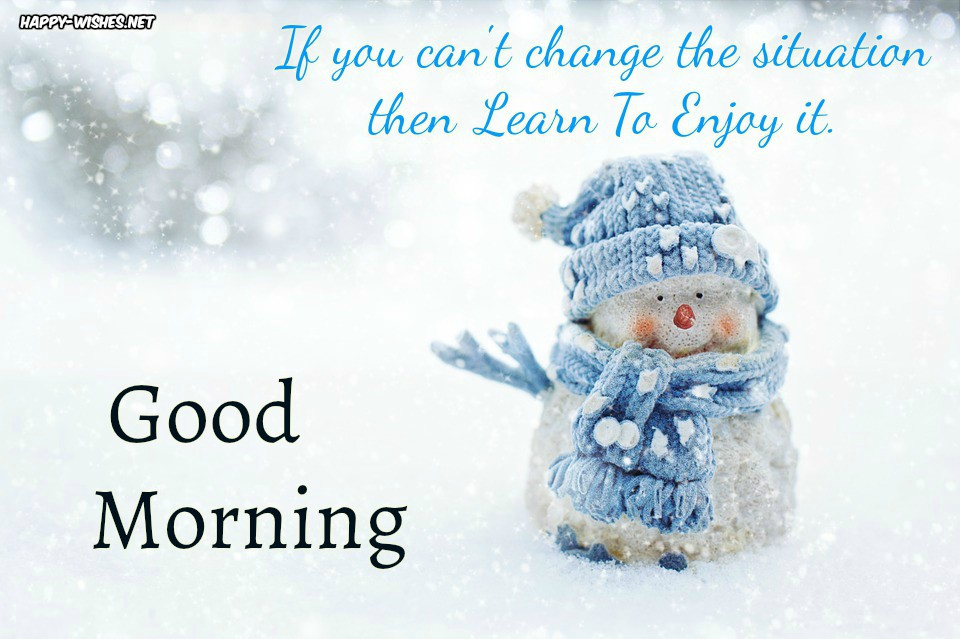 25 Winter Good Morning Wishes Quotes & Images