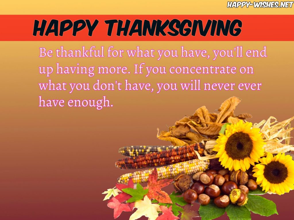 best Thanksgiving quotes