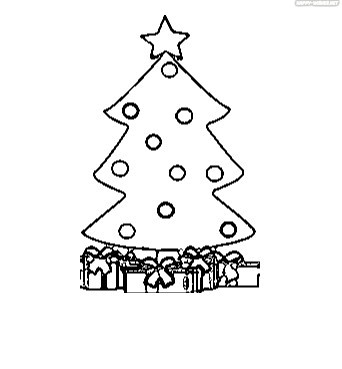 Best Christmas Tree Coloring Pages for School Kids