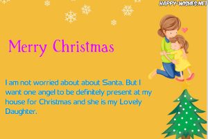 Merry Christmas Wishes for Daughter