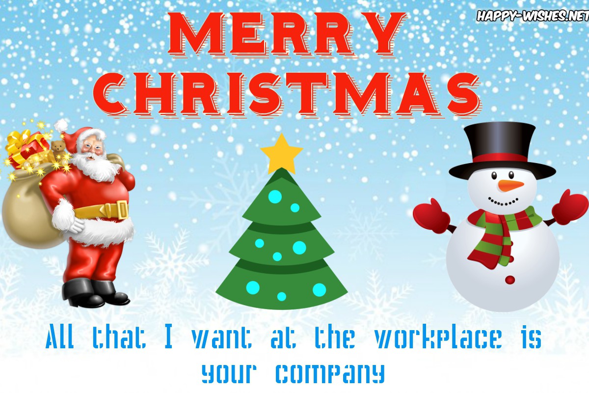 Merry Christmas Wishes For Coworkers And Colleagues