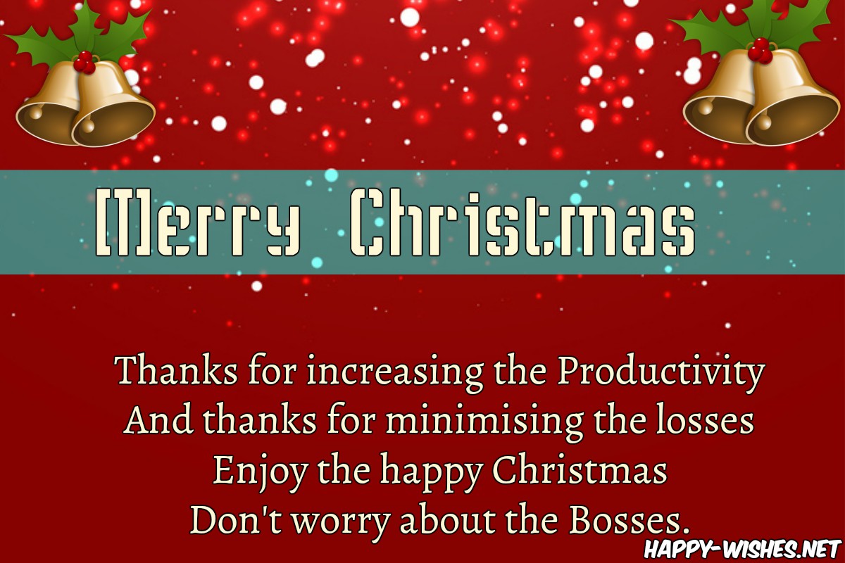 Christmas Wishes for Employees