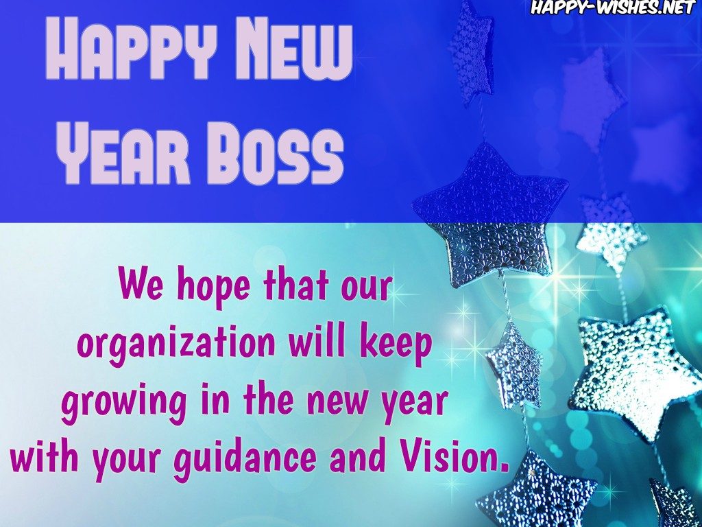 Best New Year Wish with the Boss