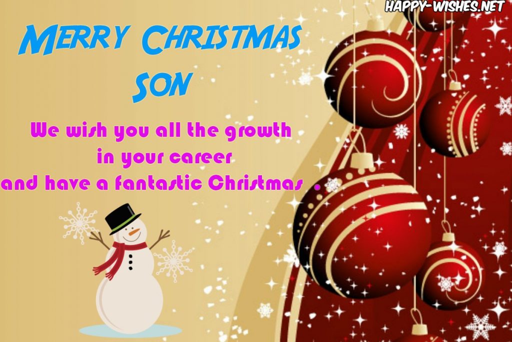 35+ Christmas Wishes For Son