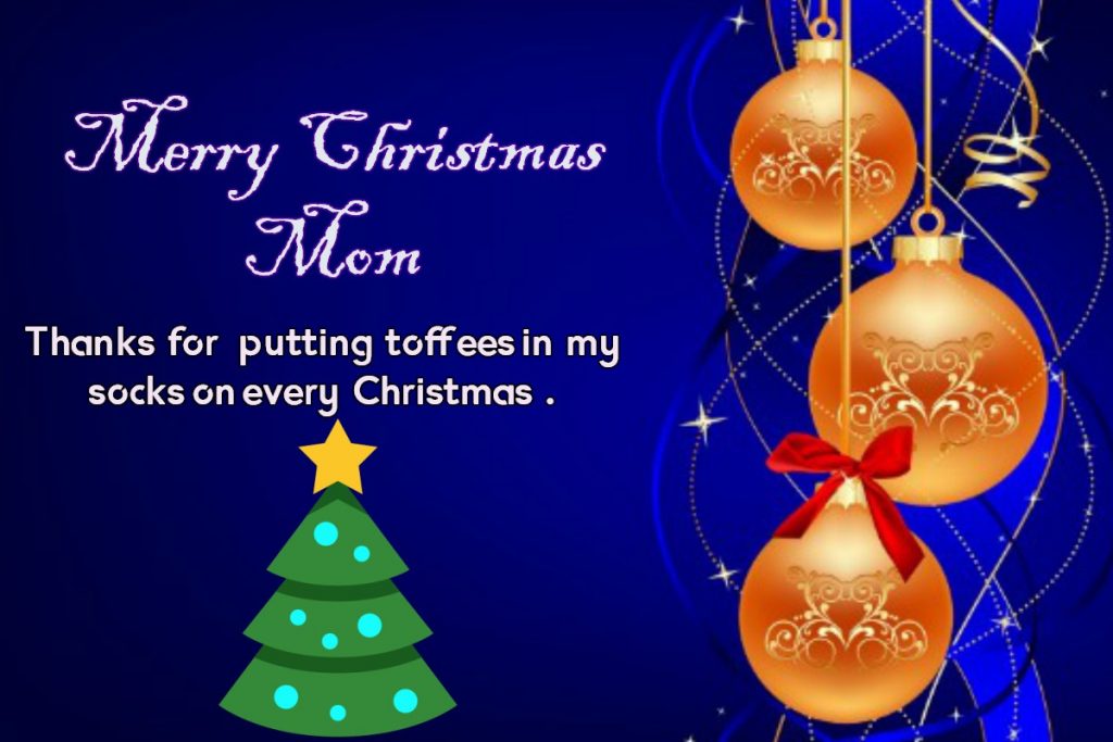 Christmas wishes for mom