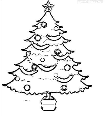 Coloring Pages Christmas Tree