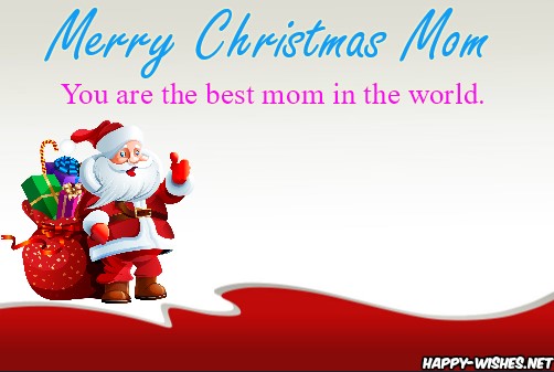 Merry Christmas Quotes For mom.