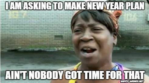 New Year Plan memes