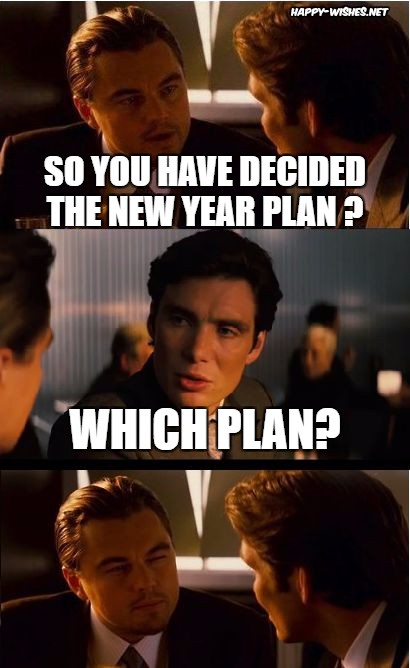 New Year Plan memes