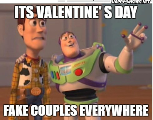 Valentine's day fake couple images