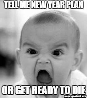 angry kid Happy New Year meme