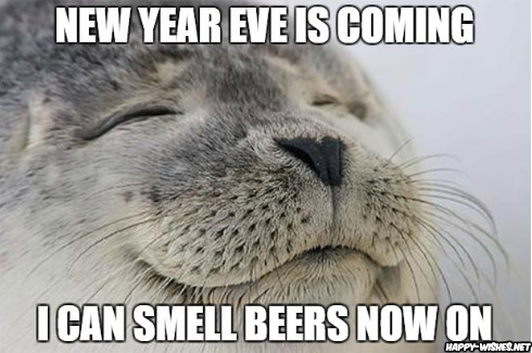 beer on new year eve memes