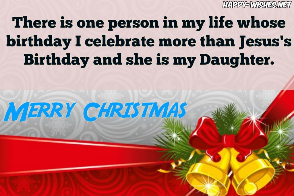 Merry Christmas Wishes for Daughter