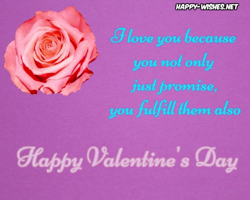 Best wishes for the valentine's day