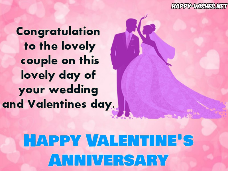 Wedding Anniversary On Valentine S Day Wishes Messages