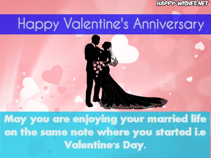 Happy Valentine's Day Anniversary Wishes For Coupel