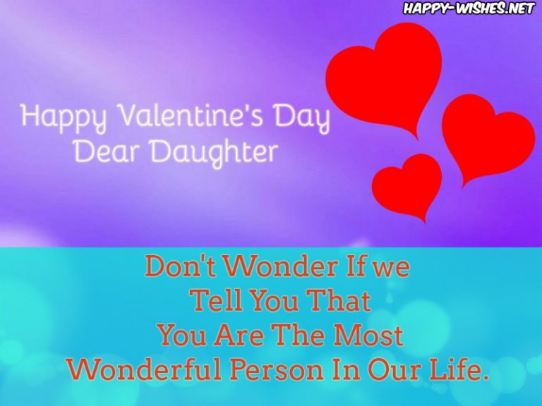 Happy Valentine's Day Wishes For Daughter