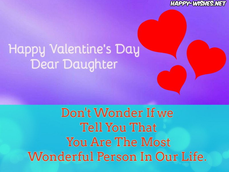 Happy Valentine's Day Messages for DAUGHTER