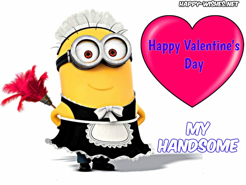 Happy Valentine's Day Minion Images by Husband