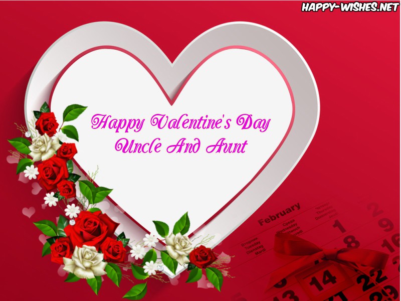 Happy Valentine's Day Wishes For Uncle And Aunt