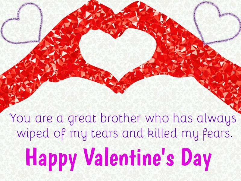 Happy Valentine's Day Wishes Fpor Brother