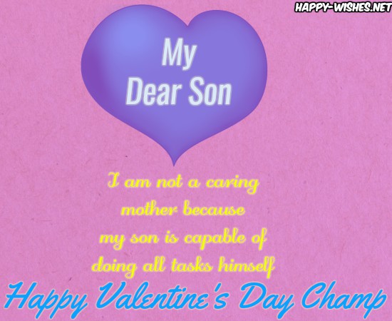 Happy Valentine's day Wishes For Son