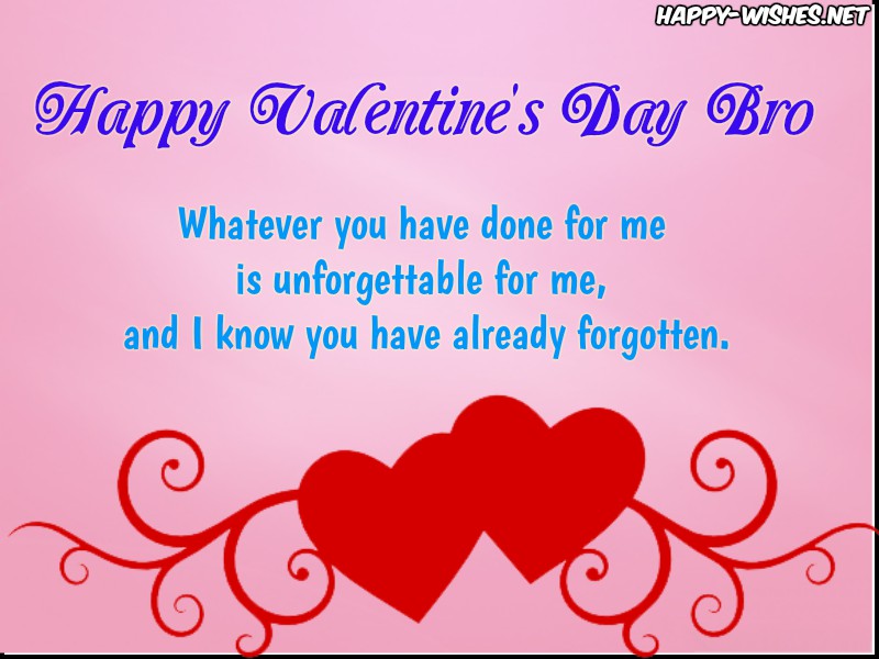 Valentine's day wishes for brother - Copy