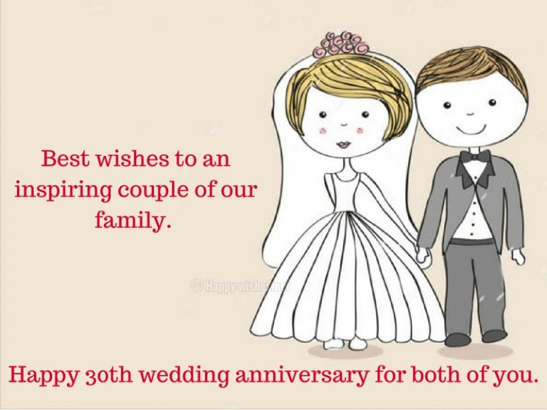 Happy 30th Wedding Anniversary Wishes Quotes & Messages