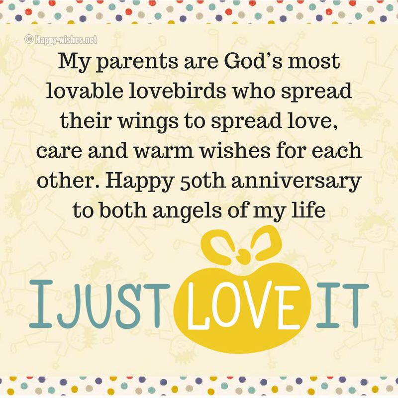 50th Wedding Anniversary Wishes Quotes Messages