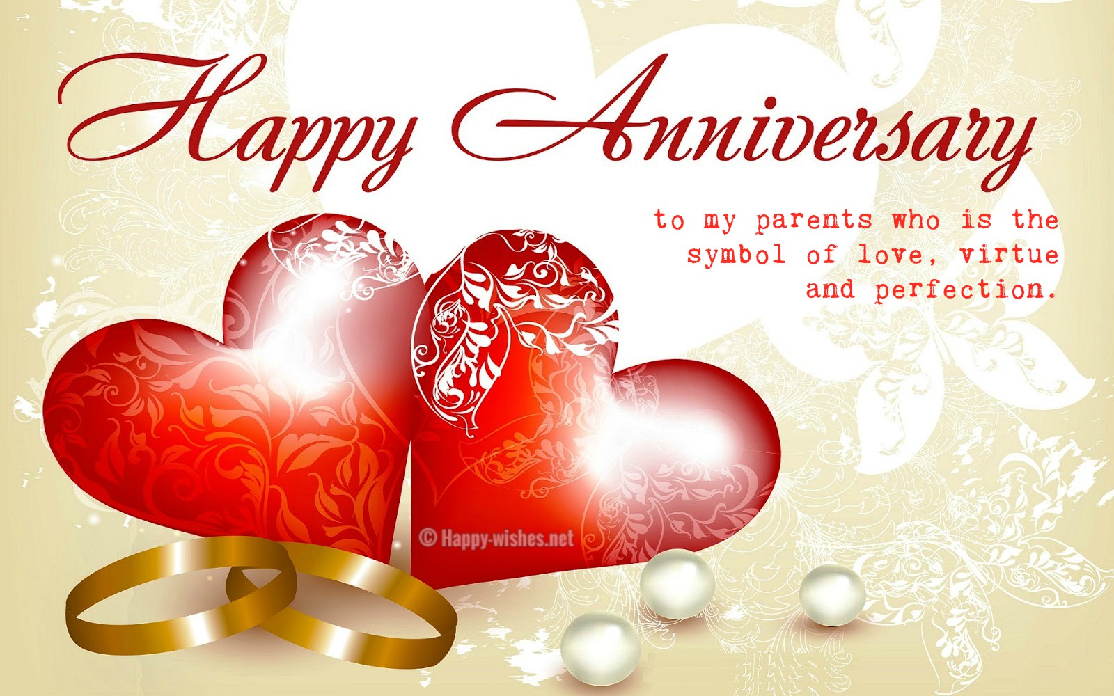 Wedding Anniversary Card Messages For Parents