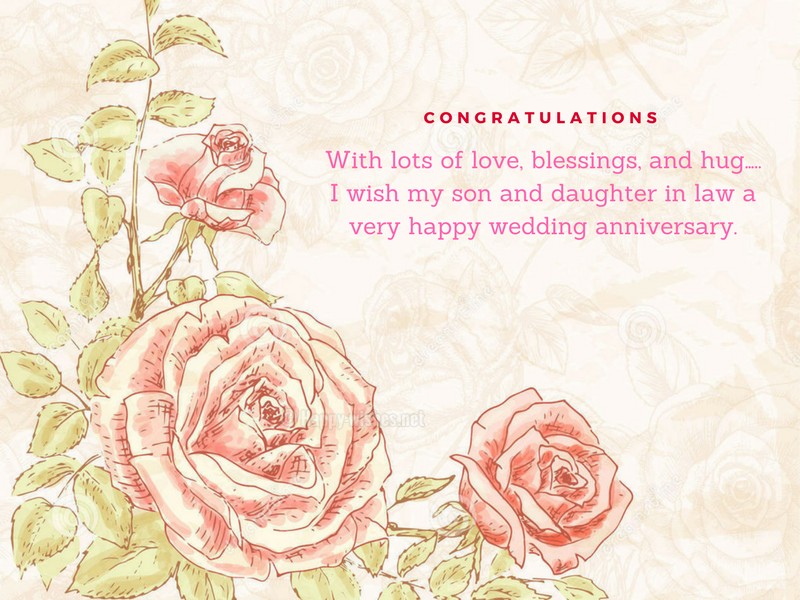 Anniversary Wishes For Son and Daughter in Law