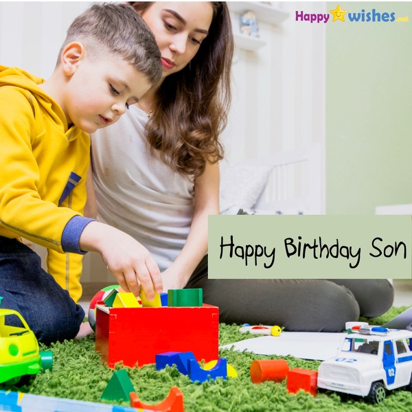 Happy Birthday wishes for Son from Mother