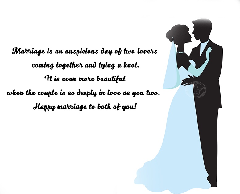 Congratulation Messages To Bride & Groom Wedding Wishes