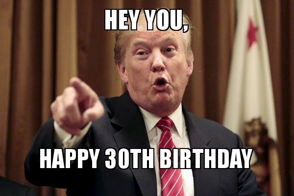 Trumps say happy 30th birthday